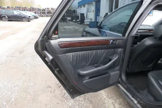 1x Audi A6 4B Türverkleidung Verkleidung Tür hinten links Leder onyx - Bild 3