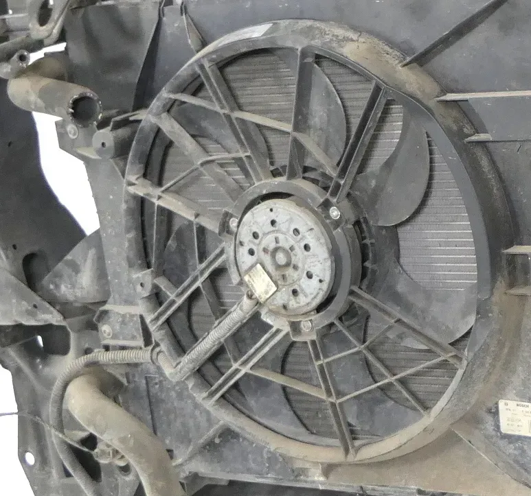 VW T5 Lüfterzarge Lüfter Kühlerlüfter Halter Lüftermotor Motor 7H0959455A / D - Bild 1