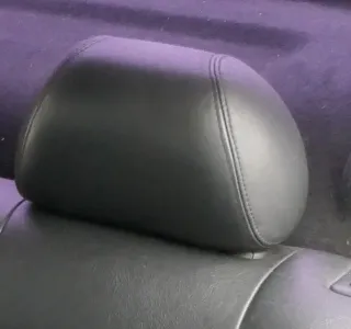 1x Seat Leon Toledeo 1M Sitz hinten links rechts mitte Kopfstütze Leder schwarz - Bild 2
