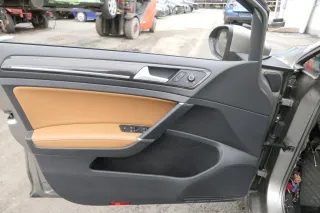 VW Golf 7 5G Limousine Türverkleidung Tür vorn hinten 4/5-Türer Leder braun - Bild 2