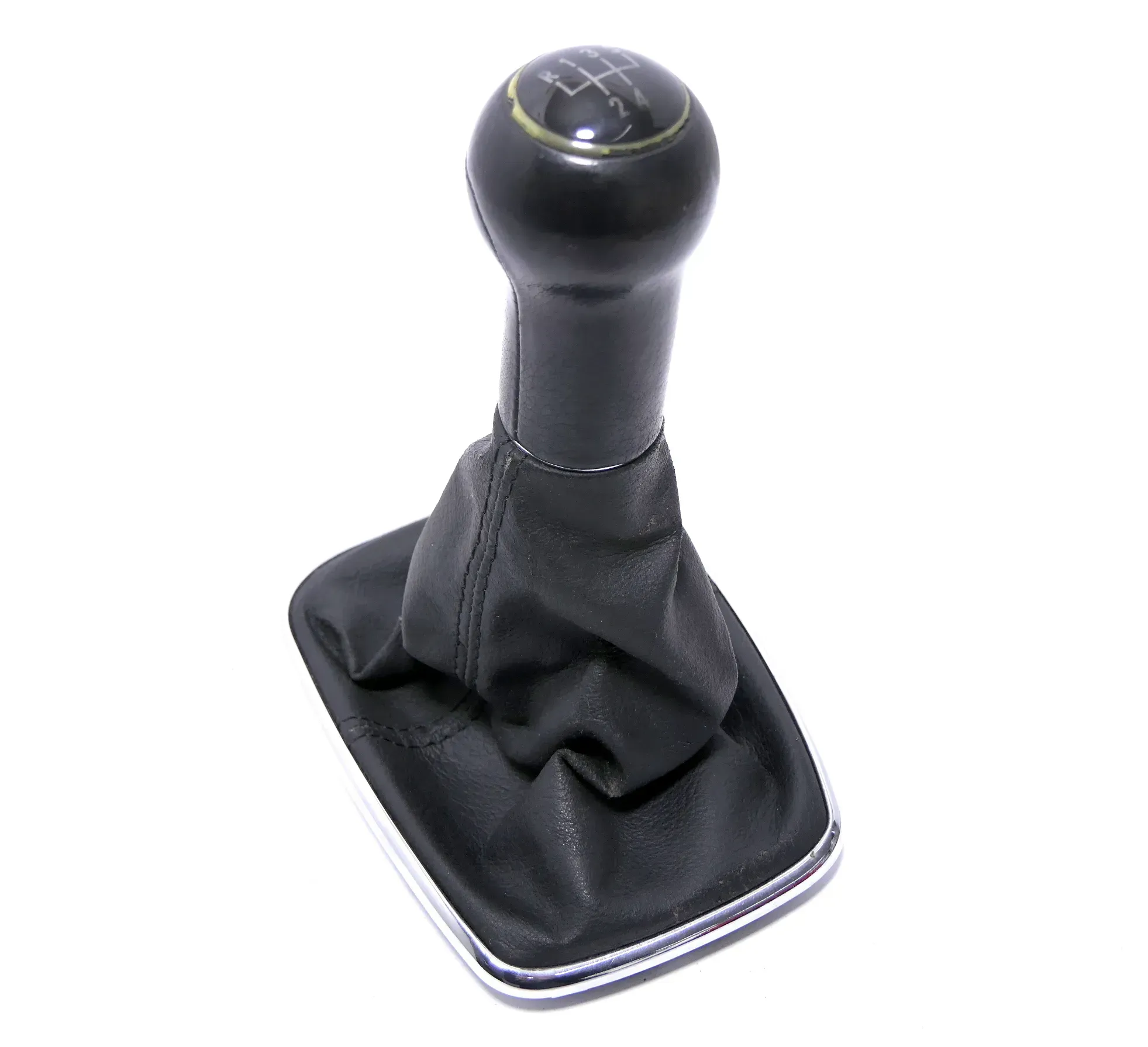 VW Golf 4 Bora Schaltknauf Schaltsack Schaltung Schaltknüppel schwarz 1J0711456 - Bild 1