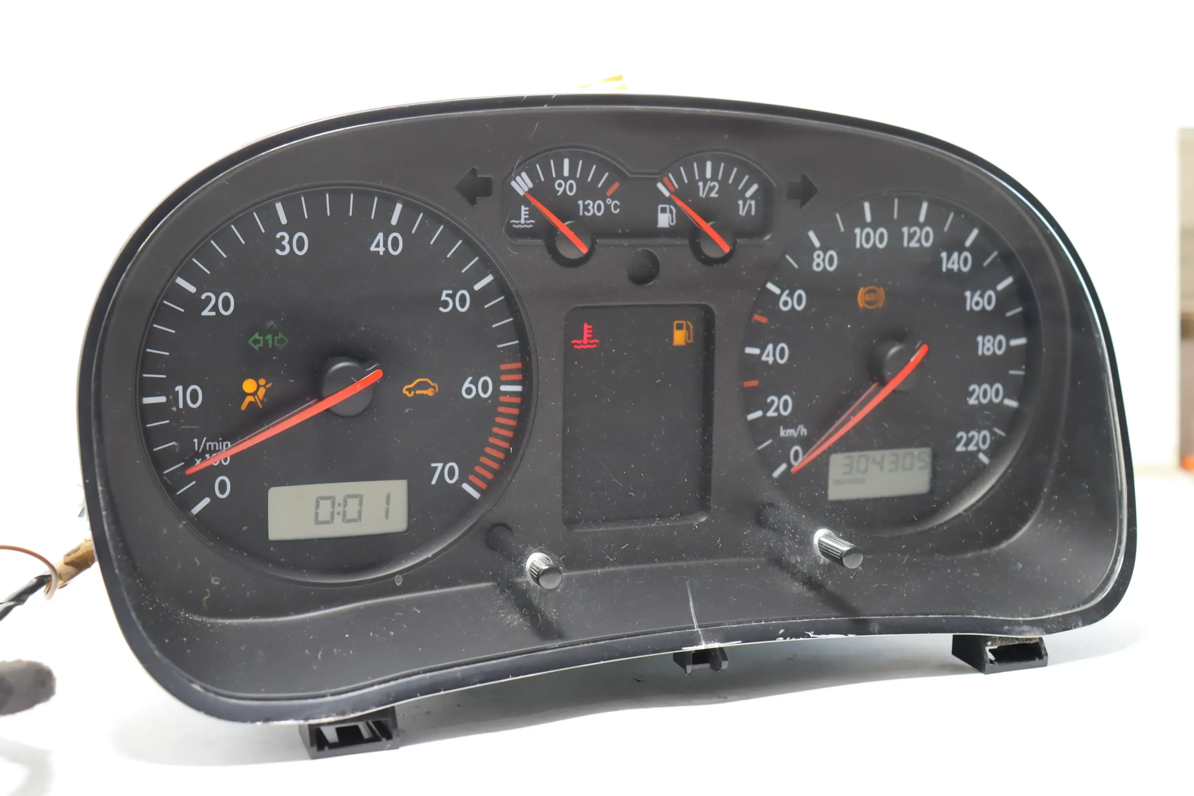 VW Golf 4 Tacho Tachometer Kombiinstrument 304.000km 1J0919860 1,4 16V 75PS 55kw - Bild 1