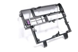 VW T4 Rahmen um Aschenbecher Abdeckung Mittelkonsole Verkleidung 7D1858089D - Bild 9