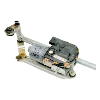 VW Golf 5 Wischermotor Motor Scheibenwischer vorne Gestänge Aufnahme 1K1955119E - Bild 3