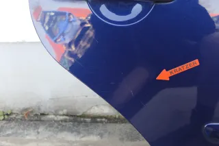 VW Touran 1T3 1T Tür hinten rechts Beifahrerseite blau LB5N indigoblau blau - Bild 5