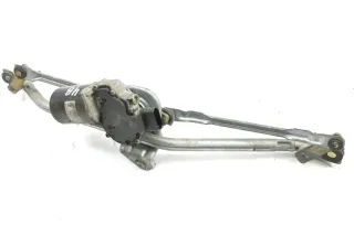 Audi A6 4B Wischermotor Wischer Motor mit Gestänge 4B1955023B vorn vorne - Bild 1