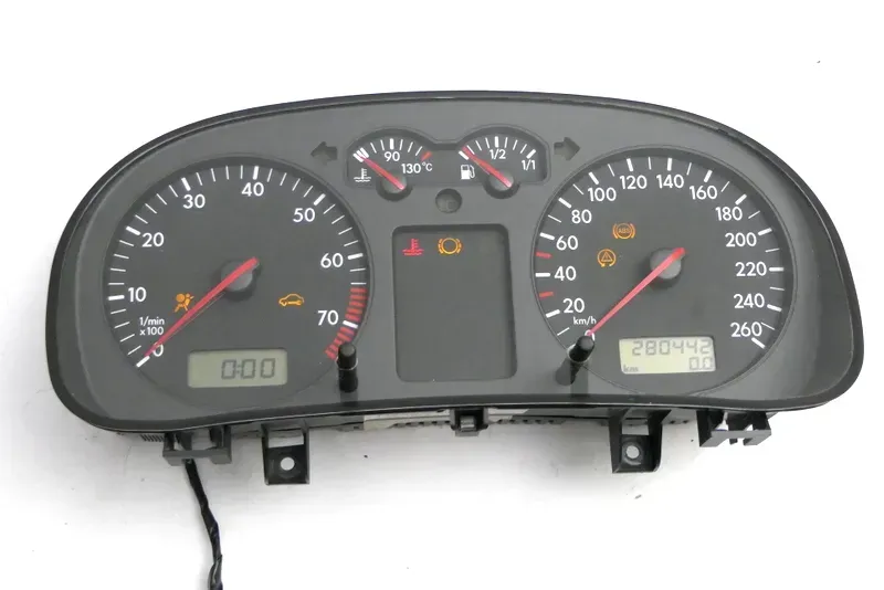 VW Golf 4 Tacho Tachometer Kombiinstrument 280.000km 1J0920802B 1,6-2,8 - Bild 1