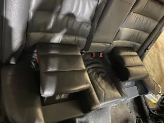 Audi A6 4B Avant Kombi Rückbank Rücksitzbank Sitz Rücksitz Leder Kindersitz Kopf - Bild 4