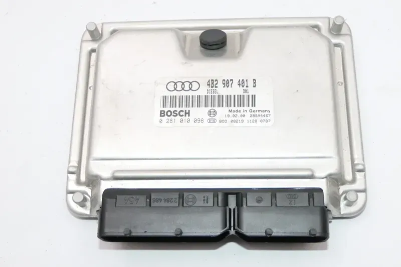 Audi A6 4B Steuergerät Motor 4b2907401B AKE 2,5 TDI 132kw 180PS Motorsteuergerät - Bild 1