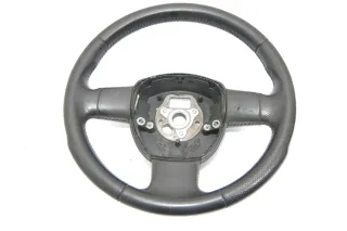 Audi A3 8P Lenkrad 3-Speichen gelocht Sportlenkrad Leder 8P0419091CK TNA schwarz - Bild 1