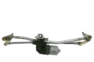 Audi A4 B6 B7 8E Wischermotor Wischer Motor mit Gestänge 8E1955119 vorn - Bild 1