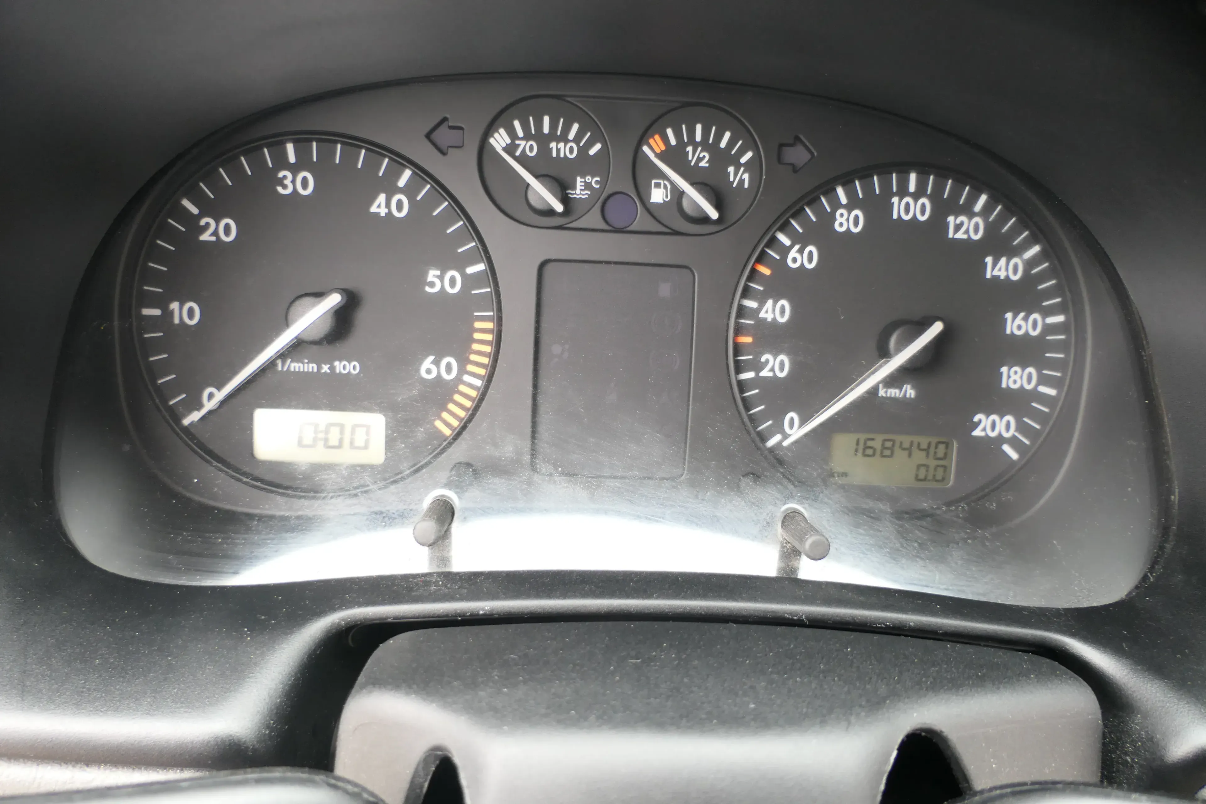 VW Polo 6N Tacho Tachometer Kombiinstrument 168.000km 6N0919860T 6N0919860R - Bild 1