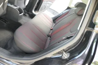 Seat Leon 1P Sitz Sitze hinten Rückbank Rücksitzbank 3 Punkt Lehne schwarz rot - Bild 6