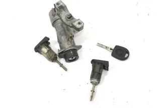 VW Golf 4 Kombi Schloßsystem 2x Türschloß + 1x Schlüssel Schloß Zündschloß - Bild 1