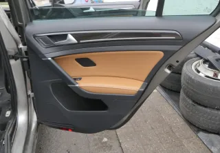 VW Golf 7 5G Limousine Türverkleidung Tür vorn hinten 4/5-Türer Leder braun - Bild 8