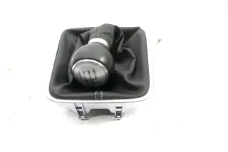 VW Golf Plus 5M Schaltknauf Schaltsack Schaltung Schaltknüppel orig 5-Gang Leder - Bild 2