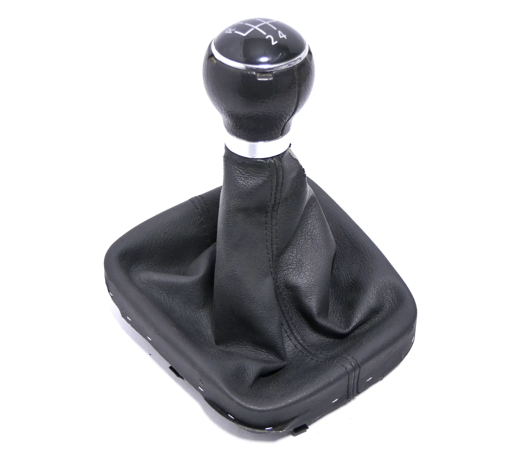 Golf 5 Schaltknauf Schaltsack Schaltung Schaltknüppel Leder 5-Gang 1K0711113BA - Bild 1