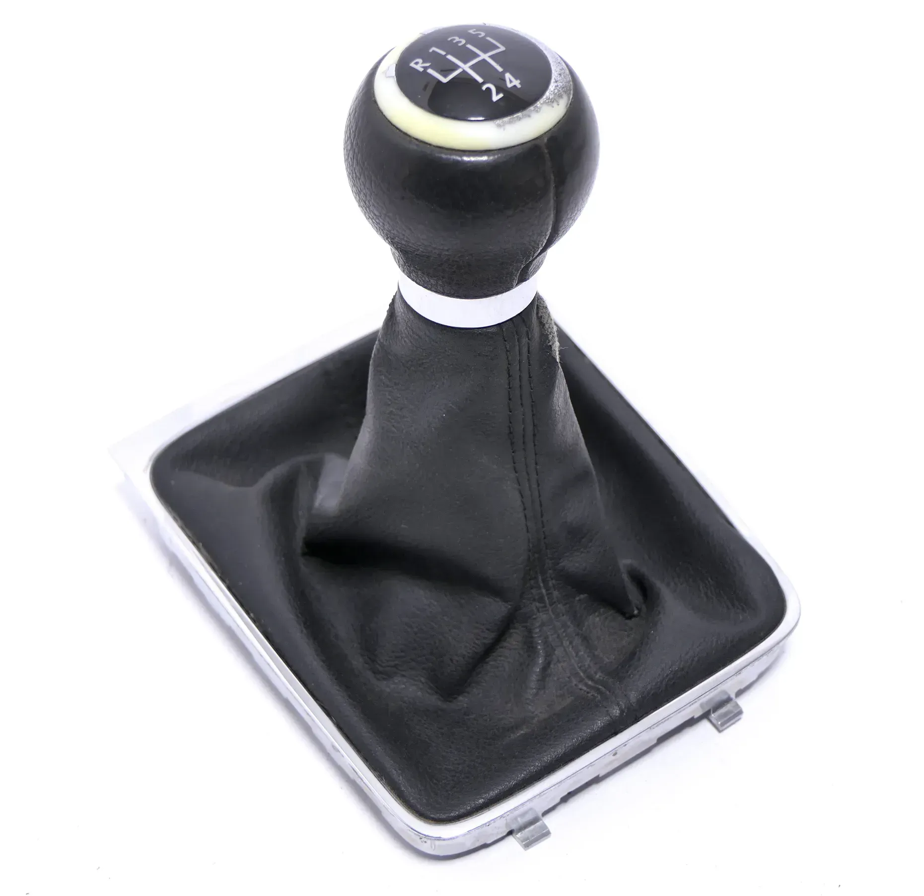 VW Passat 3C 5-Gang Schaltknauf Schaltsack Schaltung Schaltknüppel original Scha - Bild 1
