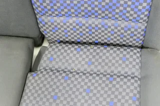 Audi A3 8L Sitz Sitze hinten Rückbank Rücksitzbank Sitzfläche Kopfstützen blau k - Bild 4