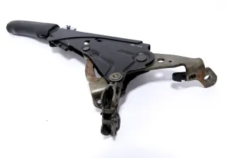 Audi A6 4B Handbremse Feststellbremse schwarz Leder - Bild 4