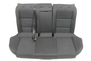 Audi A4 B6 B7 8E Sitz Rückbank Rücksitzbank hinten 3-Punkt-Gurt schwarz Armlehne - Bild 1