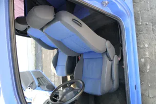 Arosa Lupo Sitz vorne links Fahrersitz Höhenverstellung schwarz blau - Bild 4