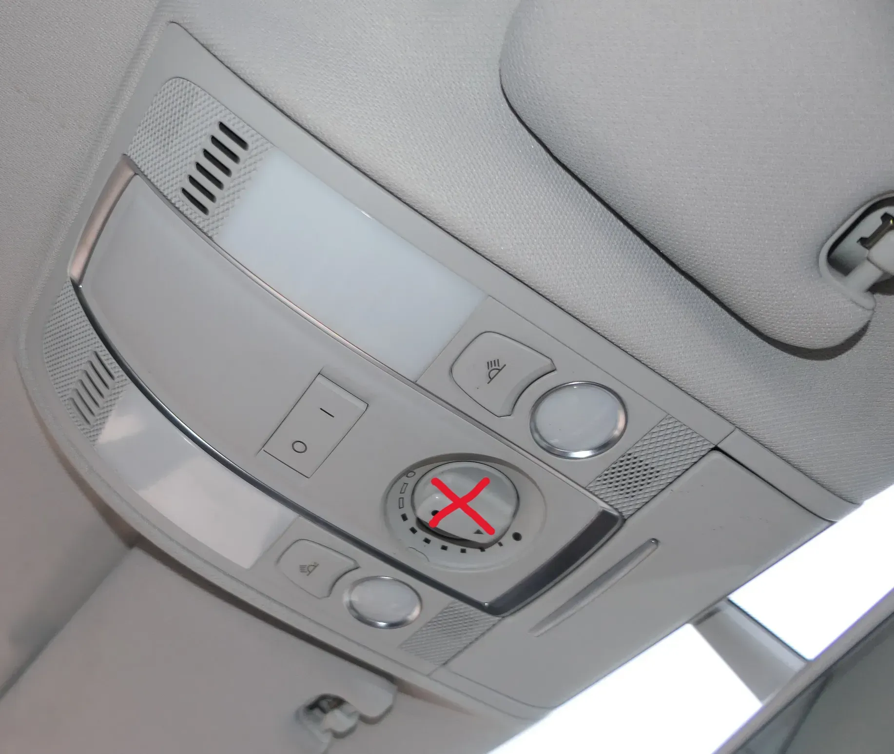 Audi Q7 4L Innenraumleuchte Leuchte innen Leselampe Leseleuchte 4L0947140 silber - Bild 1