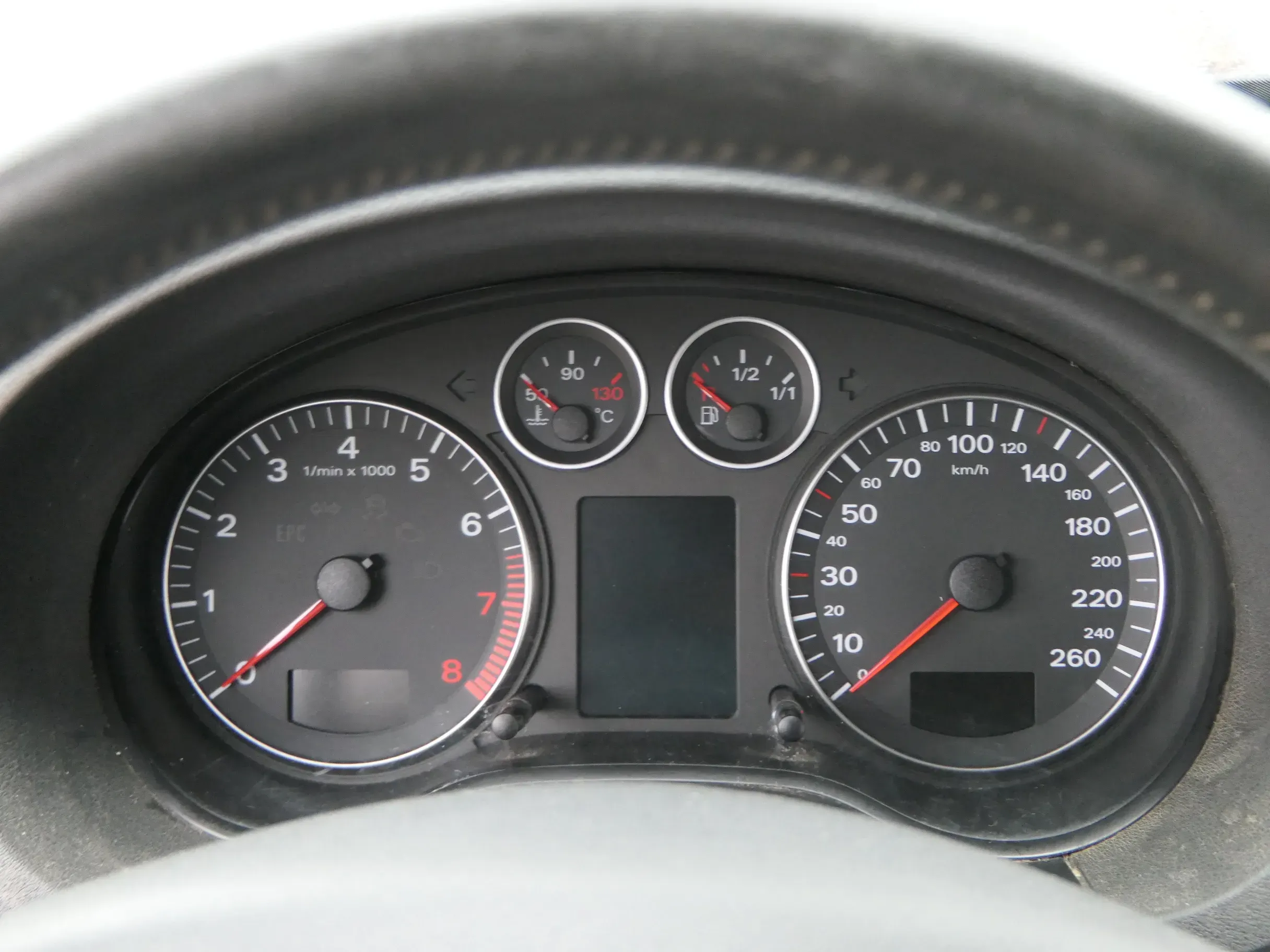 Audi A3 8P Tacho Tachometer Kombiinstrument 314.000km 8P0920930N1,6 BSE - Bild 1