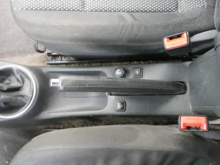 Skoda Roomster Handbremse Feststellbremse Leder schwarz Handbremshebel - Bild 1