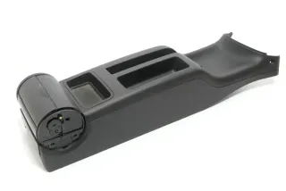 VW Golf 4 Bora Mitteltunnel Aschenbecher hinten Verkleidung schwarz - Bild 4
