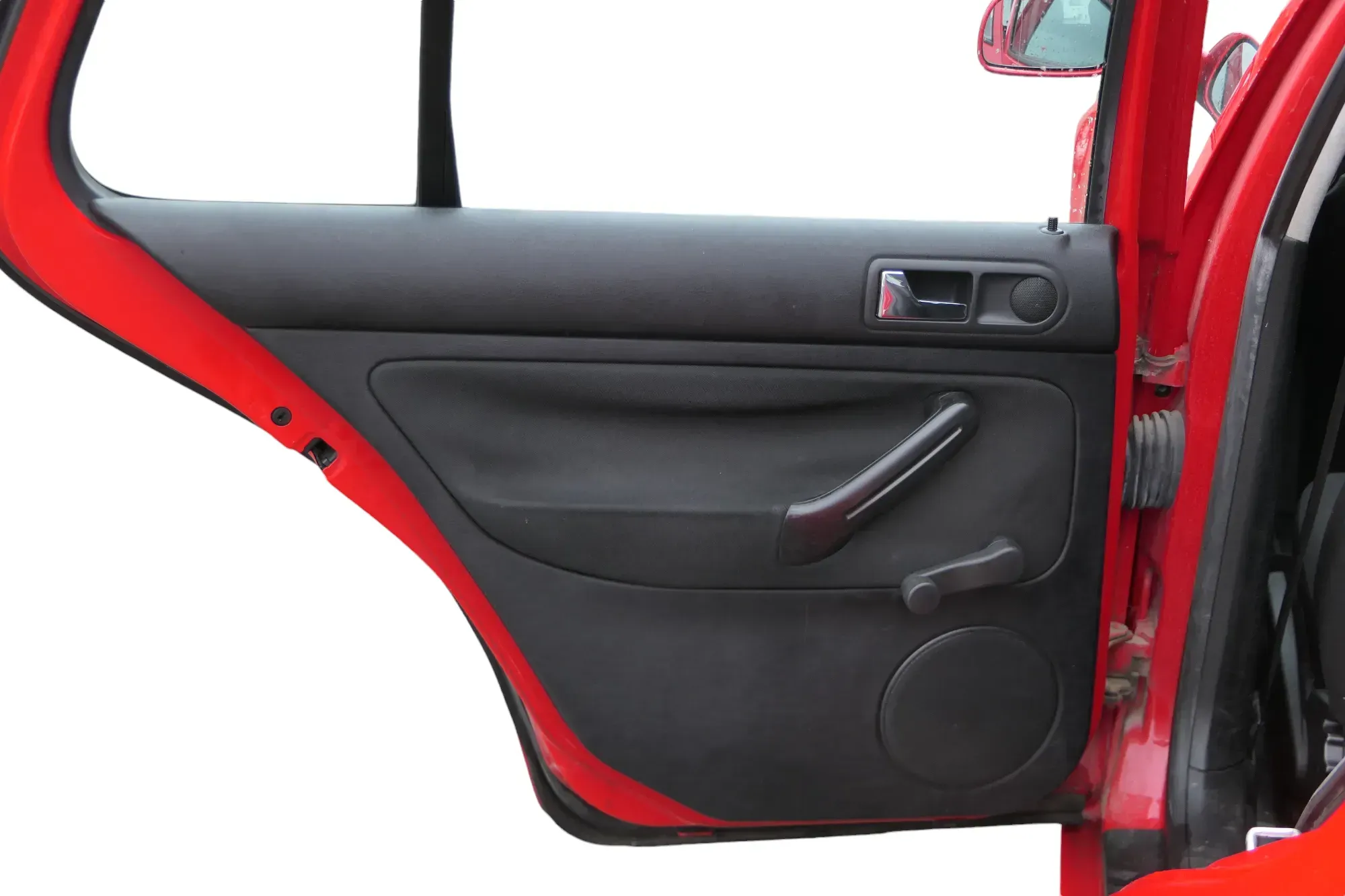1x VW Golf 4 1J Limousine Türverkleidung Verkleidung Tür hinten links schwarz - Bild 1