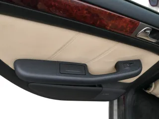 1x A6 4B Türverkleidung Verkleidung Tür hinten links Leder onyx / vanille Bose - Bild 4