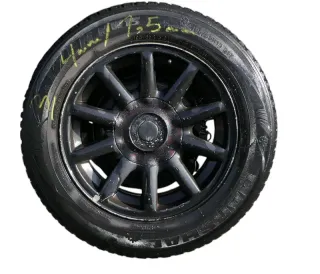 1x Audi A4 A6 Alufelge original 4A0601025B 7j x15H2 ET45 Speedline  3  schwarz - Bild 1
