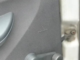 1x Fabia 6Y Kombi Türverkleidung Verkleidung Tür hinten links schwarz anthrazit - Bild 3