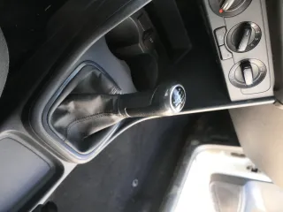 VW Polo 6R 6C Schaltknauf Schaltsack Schaltung Schaltknüppel Leder schwarz - Bild 5