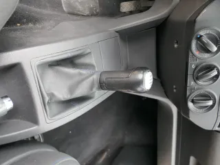 VW Polo 9N 9N3 Schaltknauf Schaltsack Schaltung 6Q1711113G Leder schwarz blaue - Bild 2