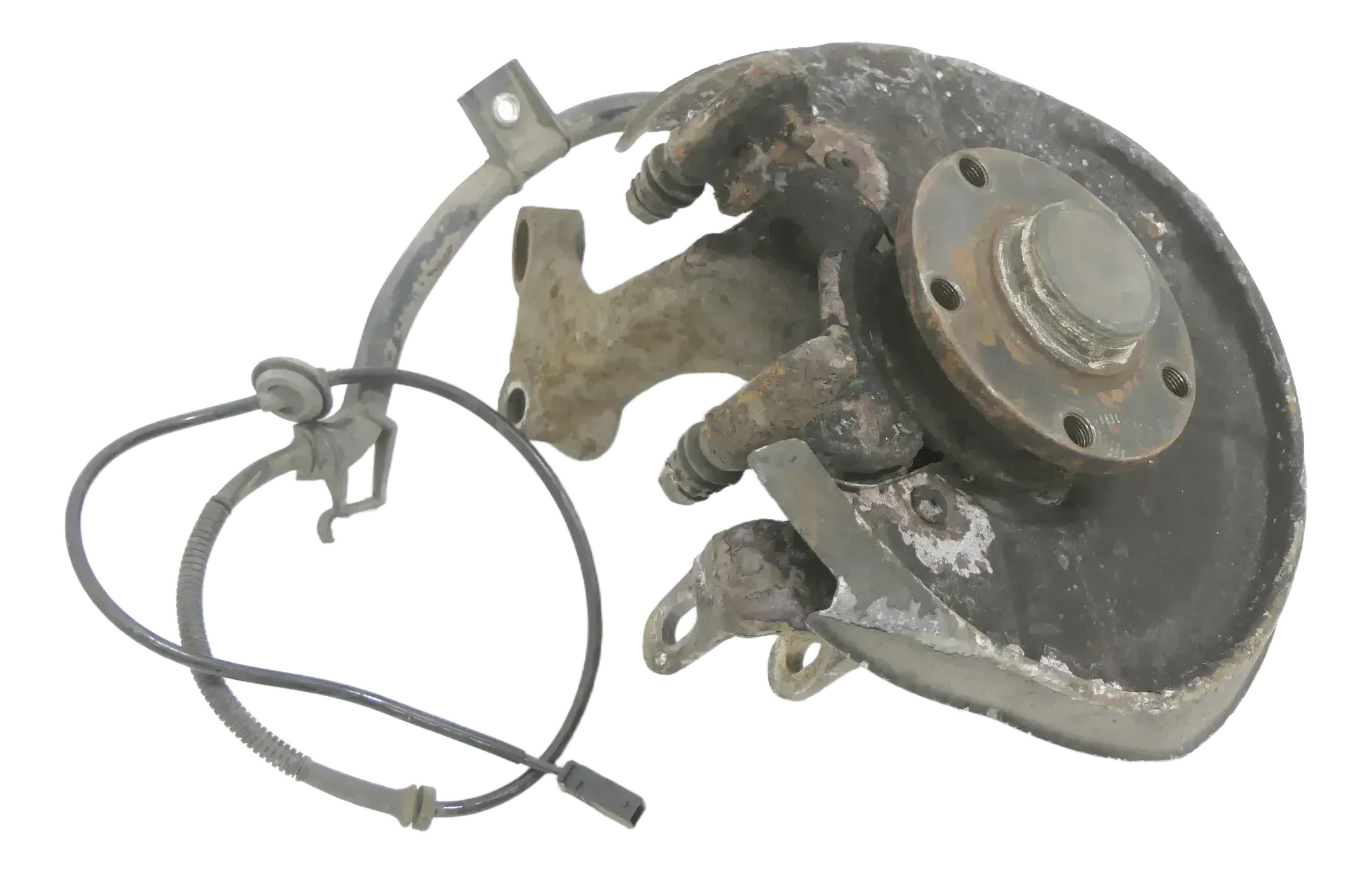 Audi A4 8E B6 B7 Achsschenkel Radlagergehäuse hinten links 8E0505431Q - Bild 1