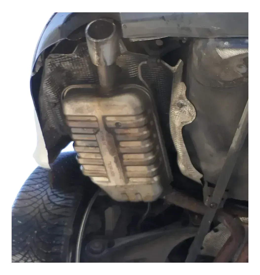 1x Audi A4 8E 8H B7 Cabrio Auspuff Endschalldämpfer links hinten 2,4 8H0253609CK - Bild 1