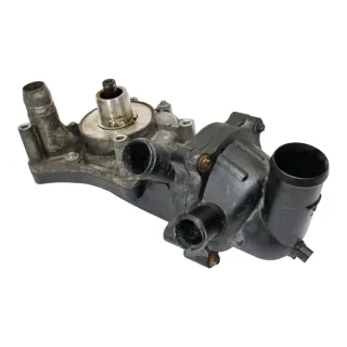 Audi A6 4F Wasserpumpe Thermostat Gehäuse 079121014F ## - Bild 4