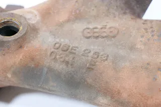 Audi A4 8E A6 4F Krümmer Abgaskrümmer rechts 06E253032B AUK BKH 6 Zylinder - Bild 6