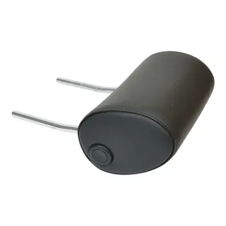 A4 8H Cabrio 8E B6 B7 Kopfstütze vorne links Leder schwarz Perlnappaleder - Bild 2