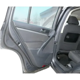 VW Tiguan 5N 1x Türverkleidung Verkleidung Tür hinten links schwarz - Bild 2
