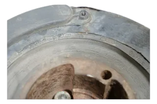 VW T4 2,5 TDI Diesel Keilriemenscheibe Schwingungsdämpfer 074105251AC ACV AJT - Bild 2