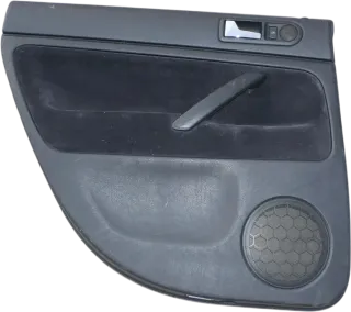 1x Passat 3B 3BG Türverkleidung Verkleidung Tür hinten links schwarz Velour - Bild 1