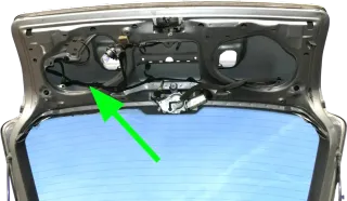 Audi A6 4B Kabelbaum Leitungssatz hinten für Heckklappe 4B9971726C Kabel - Bild 1