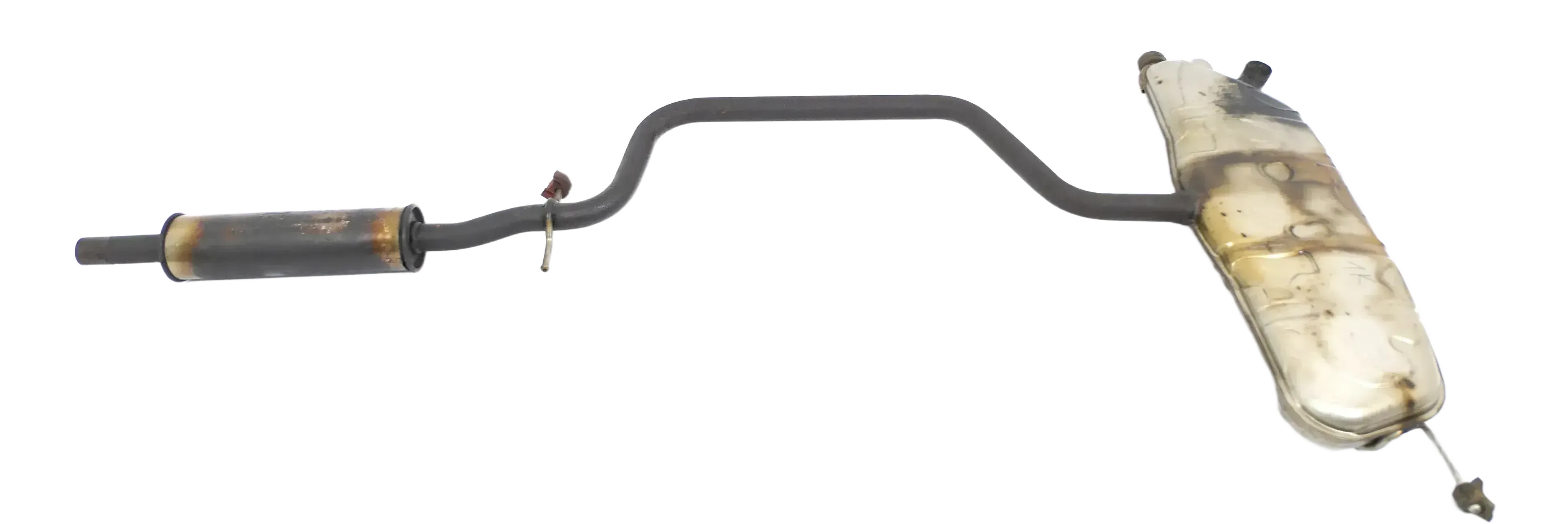 VW Golf 5 V Auspuff Endschalldämpfer hinten 1,4 BUD Motor 59kw 80PS Mittelscha - Bild 1