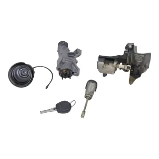 Seat Ibiza 6L Schloßsystem 1xTürschloß Heckschloß 1x Schlüssel Schloß Zündschloß - Bild 2