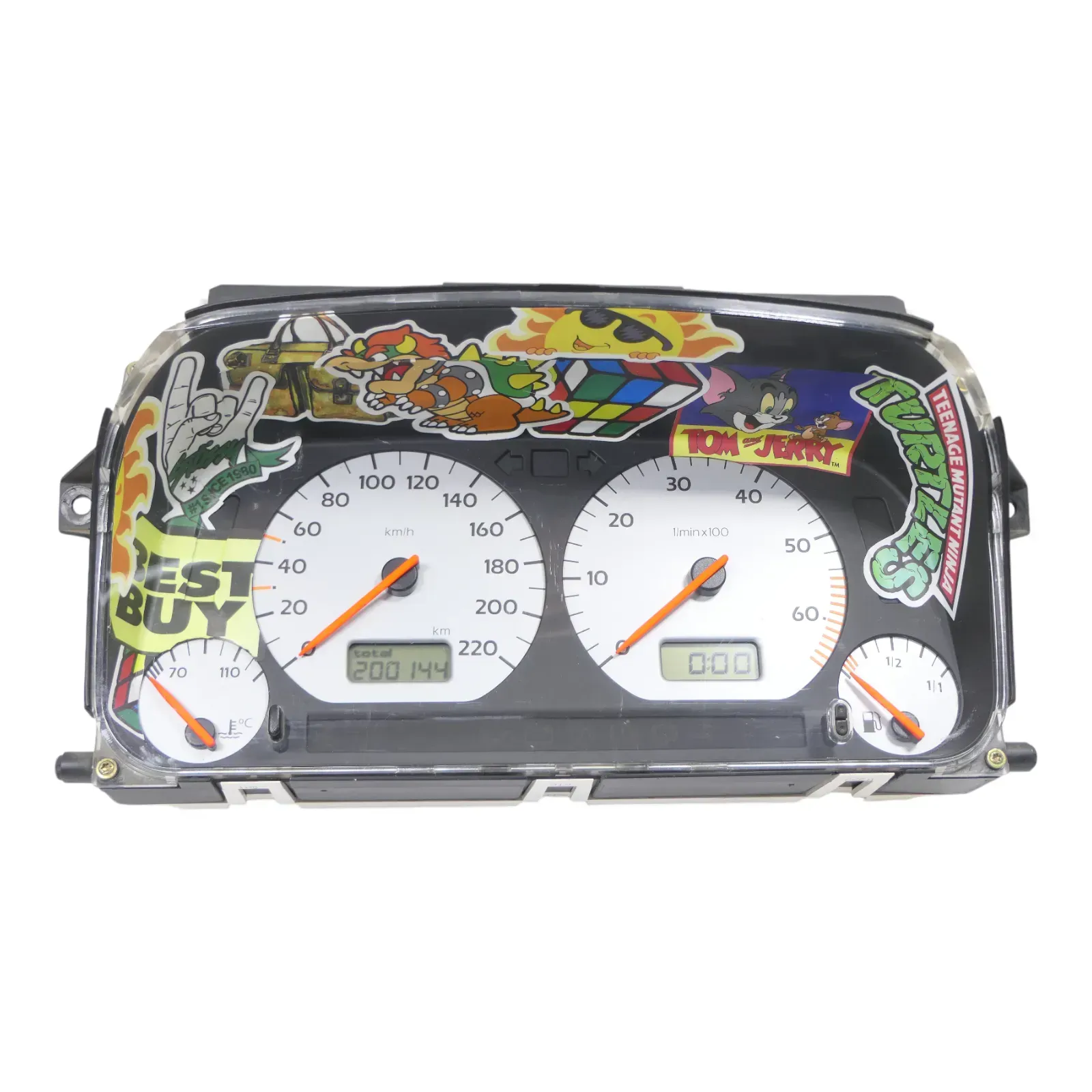 VW Golf 3 Tacho Tachometer Kombiinstrument 200.000KM 1H0919865A - Bild 1