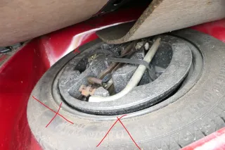 VW Golf 6 7  Plus Bordwerkzeug Pannenset Wagenheber für ( KEIN Ersatzrad Notrad - Bild 1