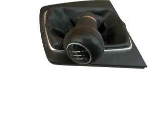 Audi A4 B6 8E Schaltknauf Schaltsack Schaltknüppel 5-Gang Leder original - Bild 1